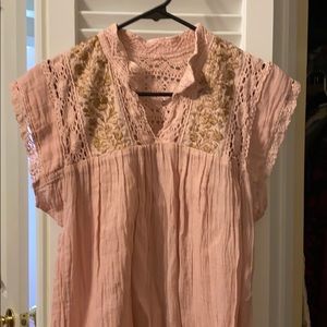 Mexican embroidered top